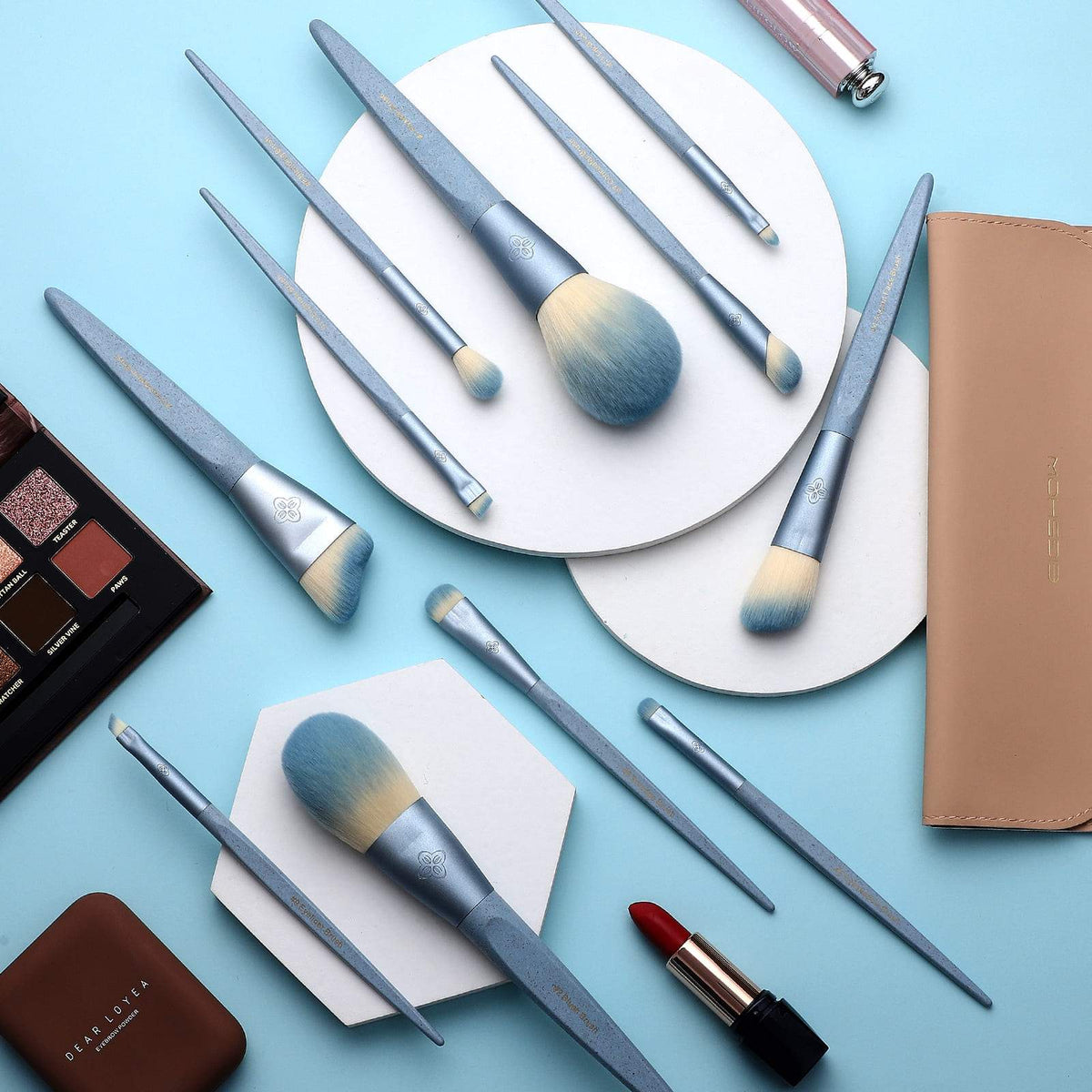 EcoPro Bamboo Fiber 11pcs Professional Makeup Brush Kit – EIGSHOW Beauty