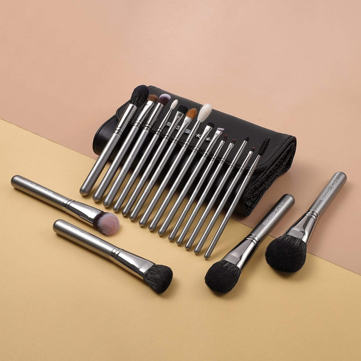 MAGICIAN SERIES - 18 PCS BRUSH KIT - GALAXY SILVER | EIGSHOWBEAUTY