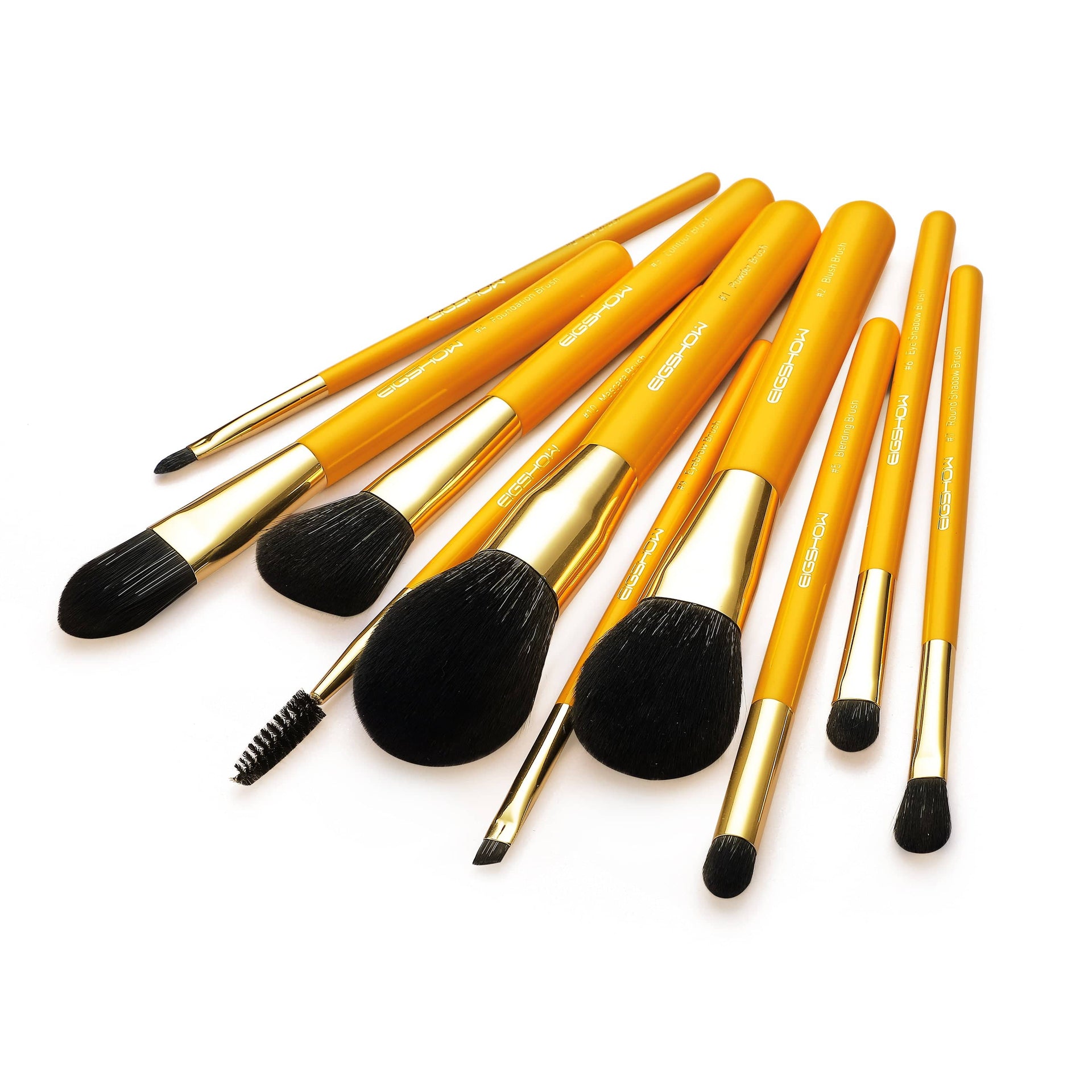 Into U Series, 10 PCS Premium Synthetic Kabuki Makeup Brush Set EIGSHOW Beauty