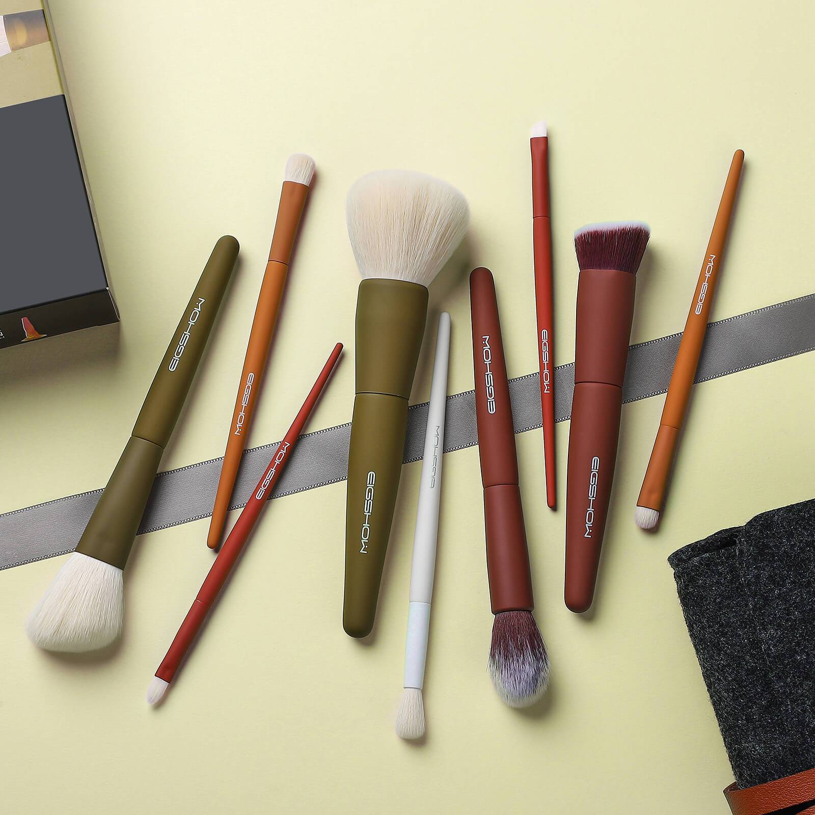 5-COLOR SERIES - 9 PCS MAKEUP BRUSH KIT – EIGSHOW BEAUTY