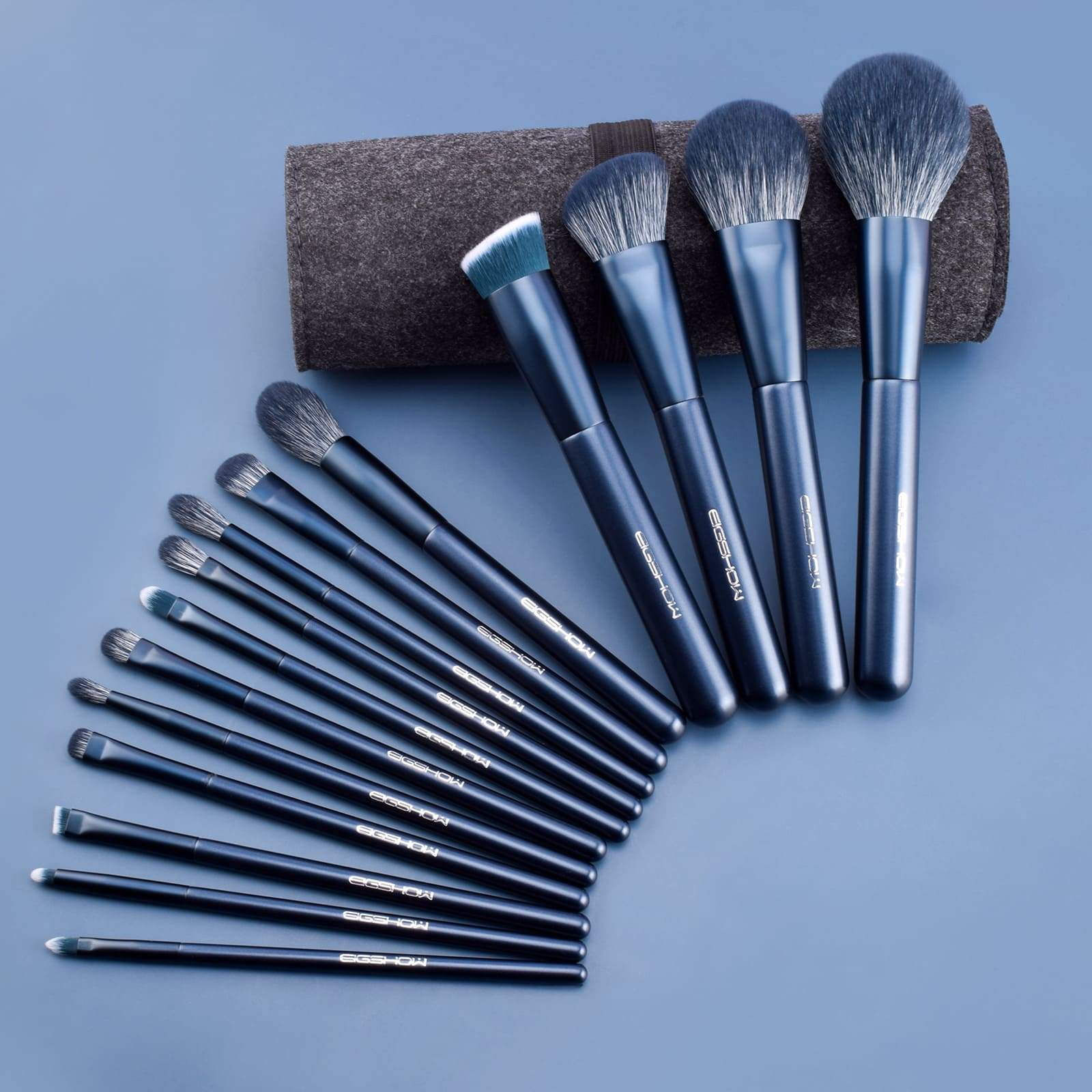 Jade Series 15 Pcs Makeup Brush Kit